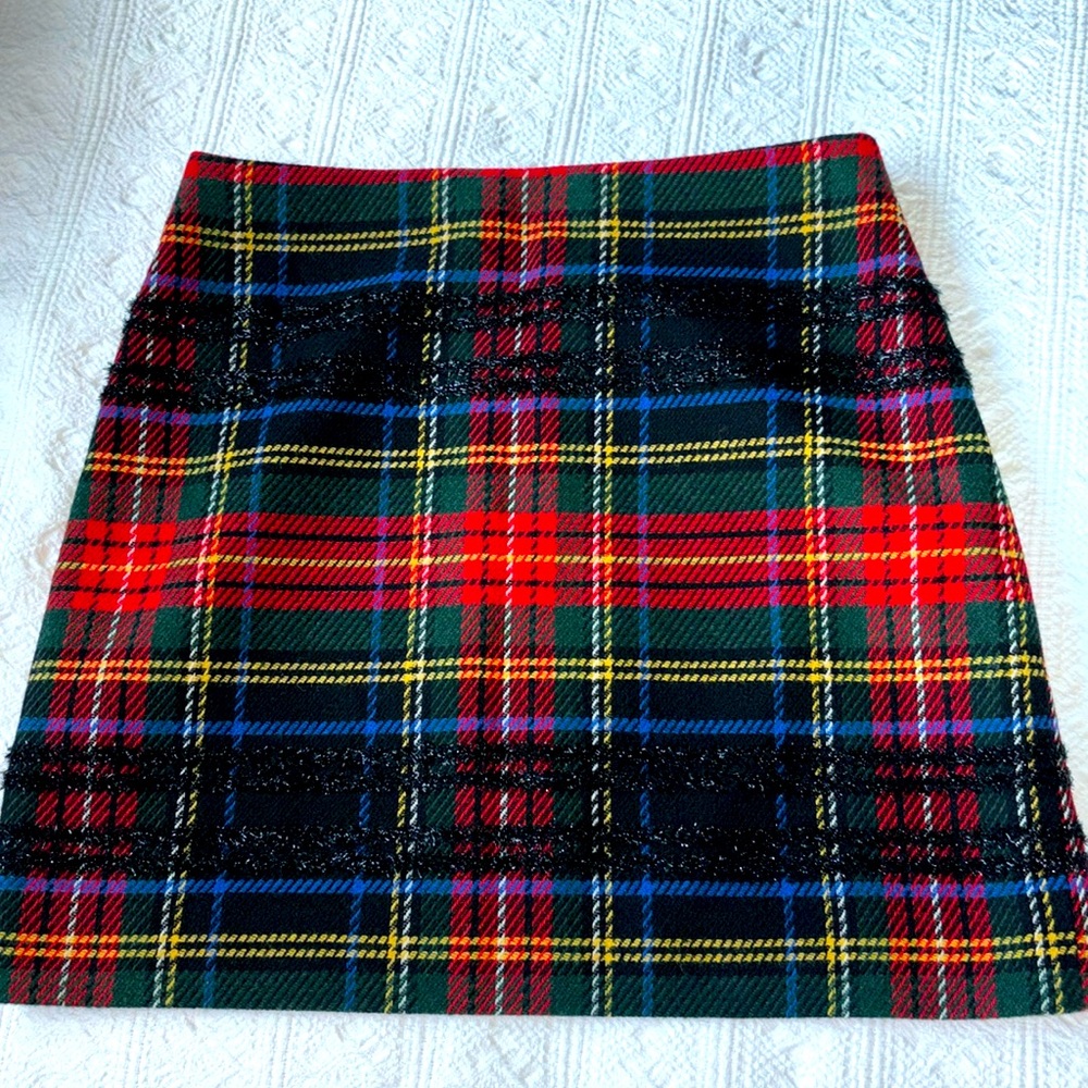 J Crew mini shirt plaid